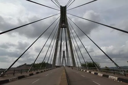 Barelang I Bridge from the Riau Archipelago