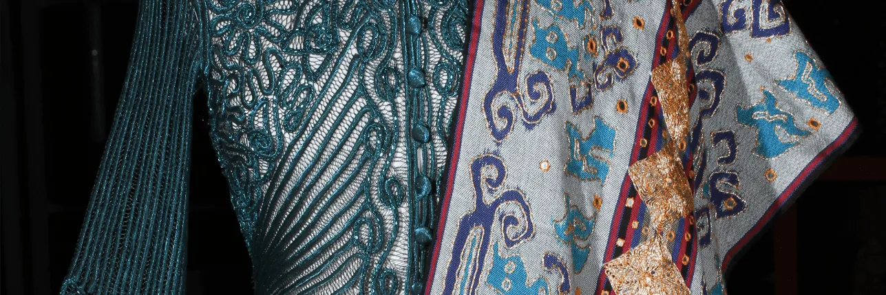 Traditional intestine embroidery Lampung